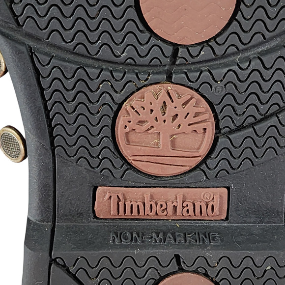 Timberland Boat Shoes sz 11.5 Mens Classic 2 Eye Brown Leather Slip On Loafers - Picture 10 of 11